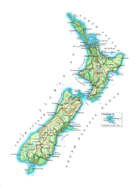 Map Of New Zealand Printable Erika Printable