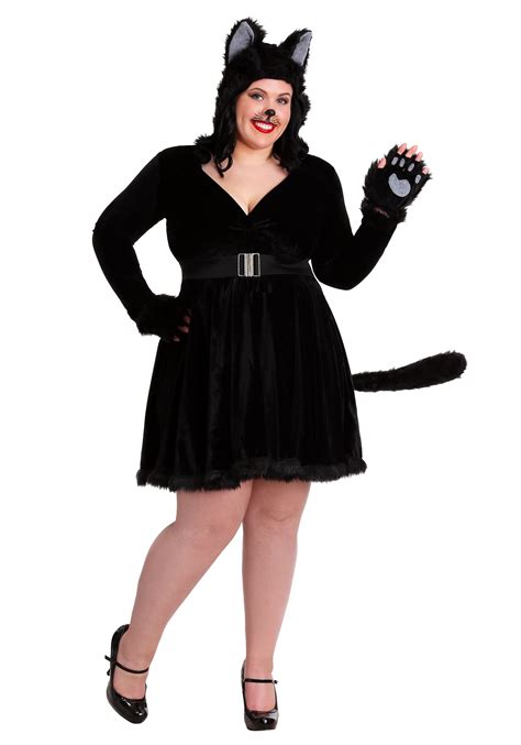 Black Cat Costume For Plus Size Women Black Cat Costumes