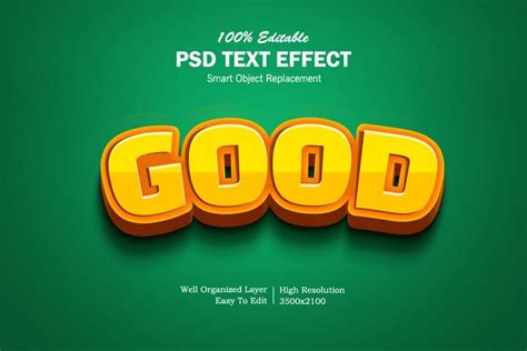 Good 3d Text Effects 537876 Layer Styles Design Bundles Text