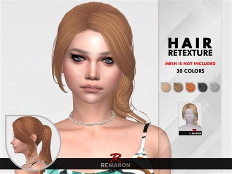 Sims 4 Hairs The Sims Resource Cazy`s C143 Unofficial Hair