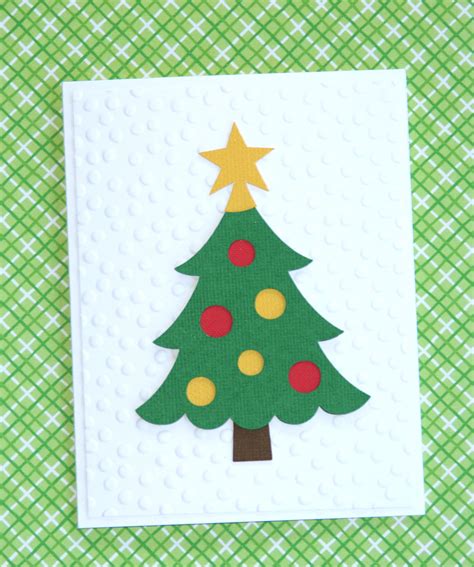 Christmas Tree Card Crafted Living Christmas Cards Handmade