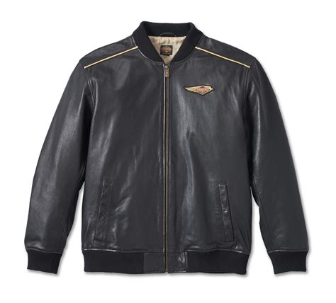 Men S 120th Anniversary Leather Jacket Harley Davidson IN