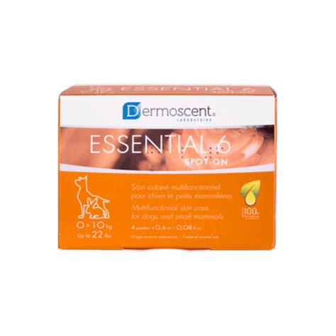 Dermoscent Essential 6 Side Effects - Dermoscent Essential 6® Spot-On Kanin/Hund 0-10 kg, 4x0,6 ml VESO Apotek
