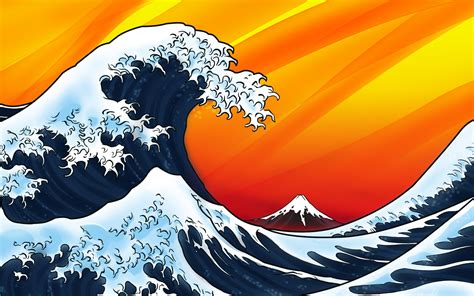 Waves The Great Wave Off Kanagawa Wallpapers Hd Desktop And Mobile