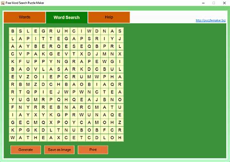 Word Search Puzzle Creator Software For Windows