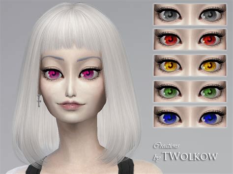 The Sims Resource Anime Eyes By Twolkow
