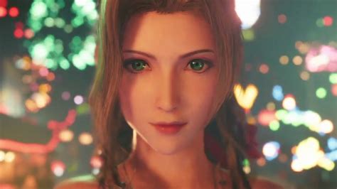 Final Fantasy 7 Vii Remake ® Aerith Shocks Cloud In Her Beautiful