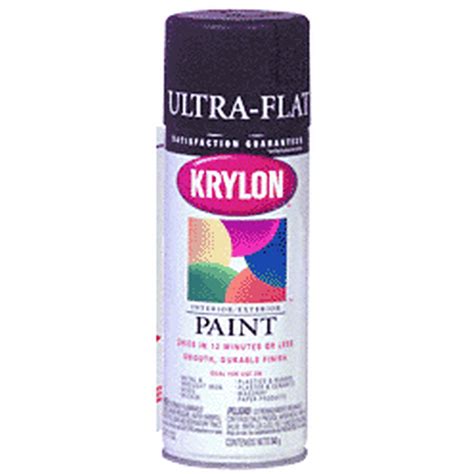 Krylon Kp1602 Ultra Flat Black Spray Paint