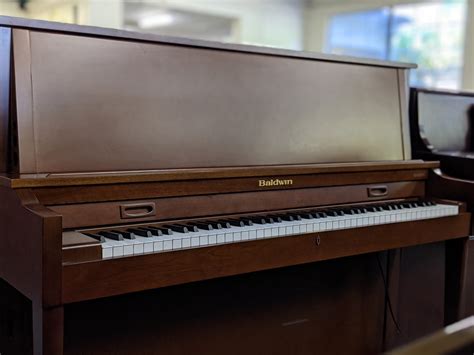Baldwin Upright In Satin Walnut 104510 Dc Piano Company