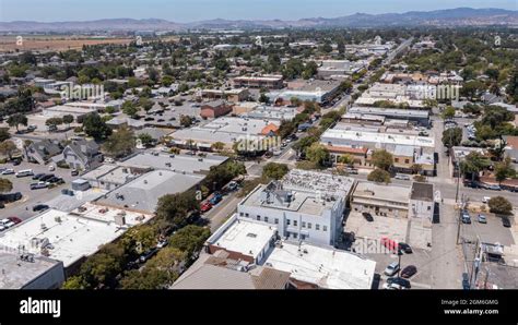 Daytime Aerial View Of The Historic City Center Of Fairfield