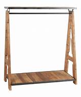 Pictures of Free Standing Wooden Clothes Rack