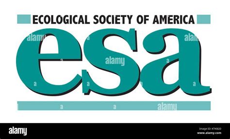 Ecological Society Of America Logo Stock Photo Alamy
