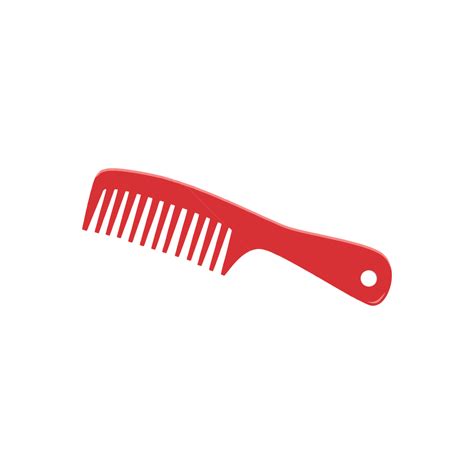 Red Comb Vector Comb Red Hair Comb Png And Vector With Transparent
