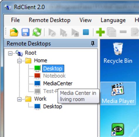 Enjoy full remote desktop access to your windows programs, documents, files, and network resources. RdClient - Download