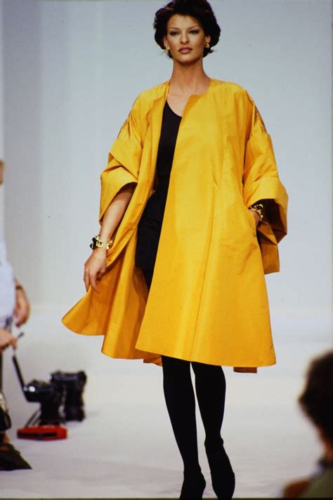 Linda Evangelista Hermes Runway Show 1992 Fashion Linda