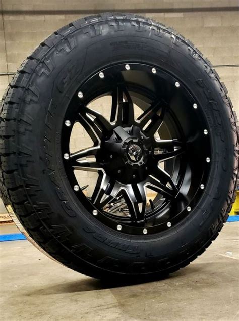 20x10 Fuel Wheels And 295 65 20 Load E 80psi Nitto Tires For Your Truck