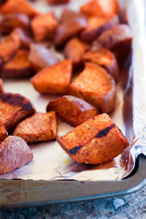 Cinnamon Maple Roasted Sweet Potatoes Rr September 2016 Roasted