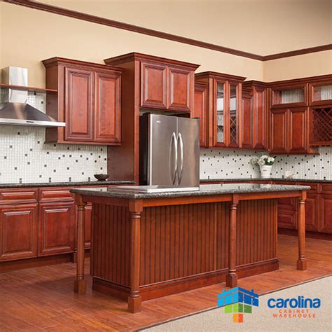 All of our cabinets use solid plywood box construction. Cherry Cabinets All solid Wood Cabinets 10X10 RTA Kitchen ...