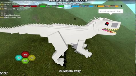 Dinosaur Simulator All Terror Skins Youtube