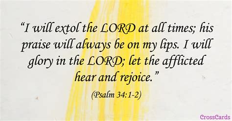 Your Daily Verse Psalm 34 1 2