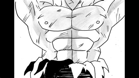 No1325 How To Draw Goku Shirtless シャツ無し Youtube