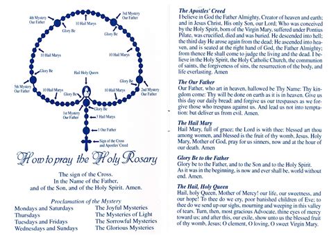 How to pray the rosary in spanish printable. St. Francis - Brown Wood Rosary - Holy Card - Rosary ...
