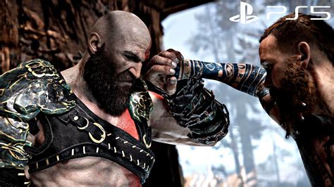 God Of War Ps5 Kratos Vs Baldur Boss Fight Son Of Odin Gow4