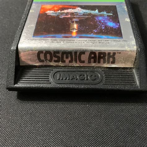 Atari 2600 Cosmic Ark Tested Video Game Cartridge Imagic Arcade Action