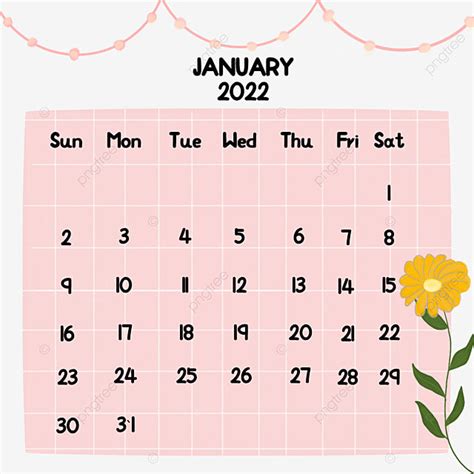 Gambar Kalender Manis Januari 2022 Kalender Lucu Januari 2022