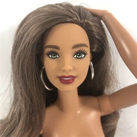 Nude Hybrid Barbie Doll Made To Move Body With Fashionista Head Latino Neysa New 44 97 Picclick