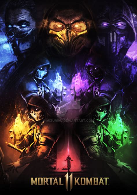 Mortal Kombat Art Poster By Mizuriau On Deviantart