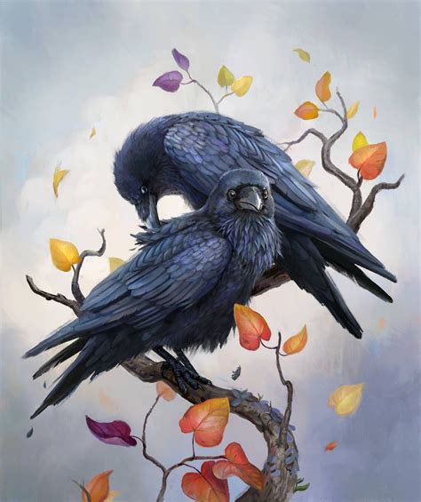 Ruffled By Leeshahannigan On Deviantart Crows Artwork Raven Artwork