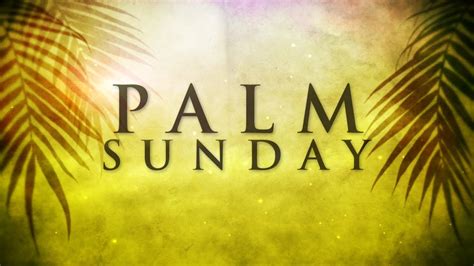 Traditional Worship Palm Sunday April 14 2019 Youtube