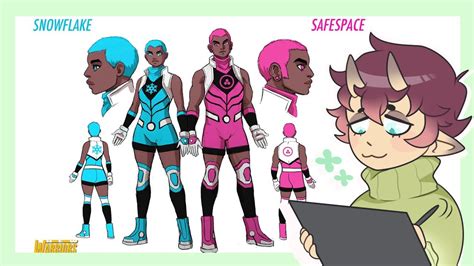 Marvel New Warriors L Snowflake And Safespace Redraw Youtube