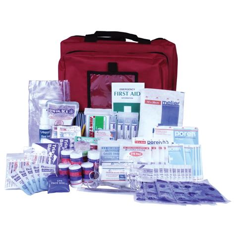 Standard Workplace First Aid Kit In Portable Bag Everything Safety