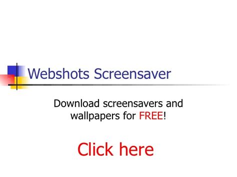 Webshots Screensaver