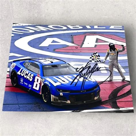 Kyle Busch California Victory 2023 Nascar Cup Series Autographed 8x10