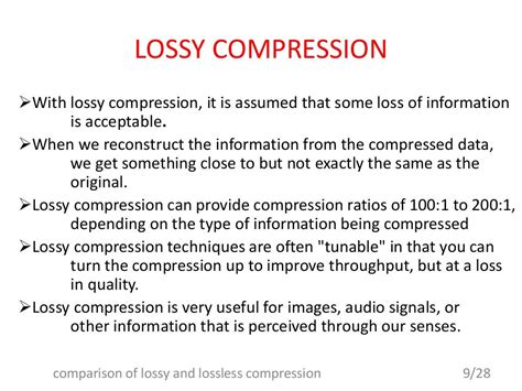 Comparision Of Lossy And Lossless Image Compression Using Various Alg