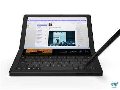 It magnetically attaches to the x1 fold, connecting via bluetooth ®. Lenovo's ThinkPad X1 Fold: Combining Foldable Displays, 5G ...