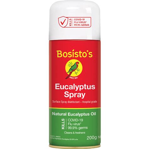 Bosistos Eucalyptus Spray 200g Choice Pharmacy