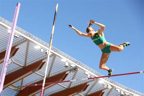 World Athletics Championships Nina Kennedy Of Australia Wins