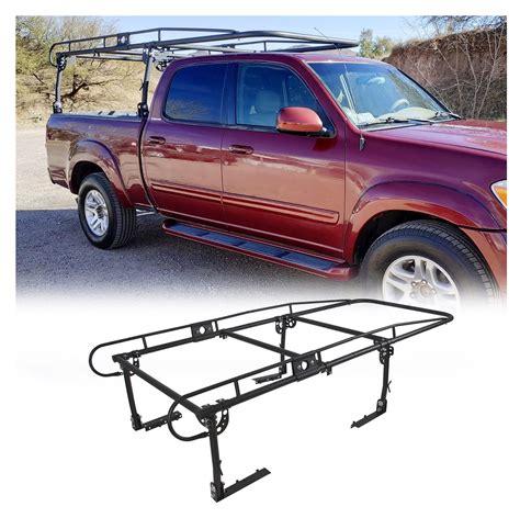 Buy Ecotric 1000 Lbs Adjustable Truck Bed Rack Contractor Ladder Pickup