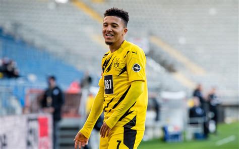 Jadon malik sancho (born 25 march 2000) is an english professional footballer who plays as a winger for premier league club manchester united and the . Jadon Sancho rumours build as Dortmund begin search for ...