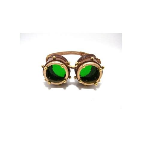 Steampunk Solid Brass Goggles Are Here To Rule Walyou Found On Polyvore Steampunk