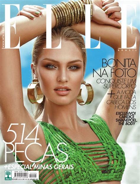 September Issue Candice Swanepoel Na Elle Brasil Nicollices