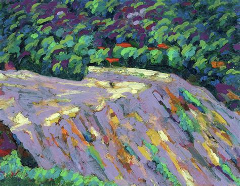 Landslide Painting By Richard Votch Fine Art America