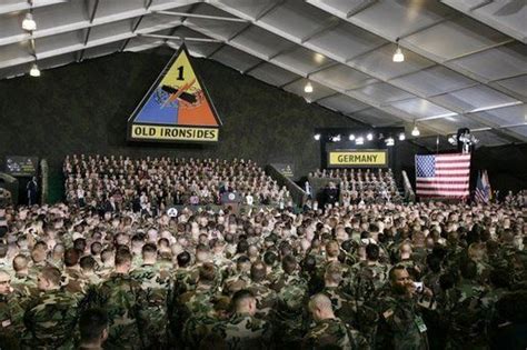 President Thanks Us Troops At Wiesbaden Army Airfield Base
