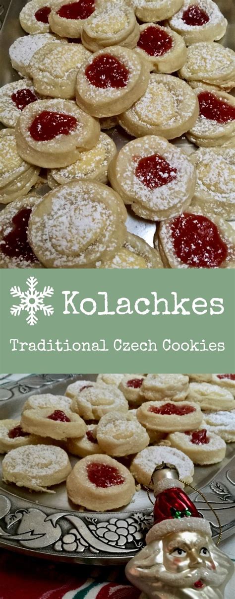 Learn how to make buttercream pinecones, pipe chrysanthemums and roses and create this christmas floral wreath cake. Kolachkes | Recipe | Czech desserts, Czech recipes ...