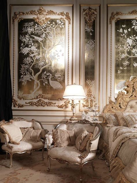 Old hollywood glam bedroom furniture beautiful black queen bed of. 100 best Rococo Bedrooms images on Pinterest | Beds ...