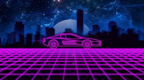 80s Retro Neon Car Wallpapers Top Free 80s Retro Neon Car Backgrounds